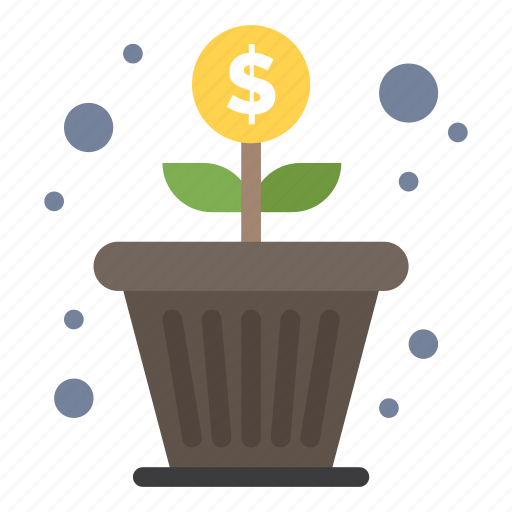 Flower, growth, money icon - Download on Iconfinder