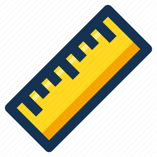 Meassure, ruler, school, stationery icon - Download on Iconfinder