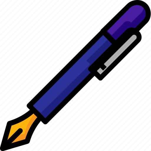Fountain, pen, stationary, write, writting icon - Download on Iconfinder