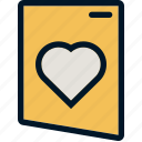 badge, bookmark, favorite, heart
