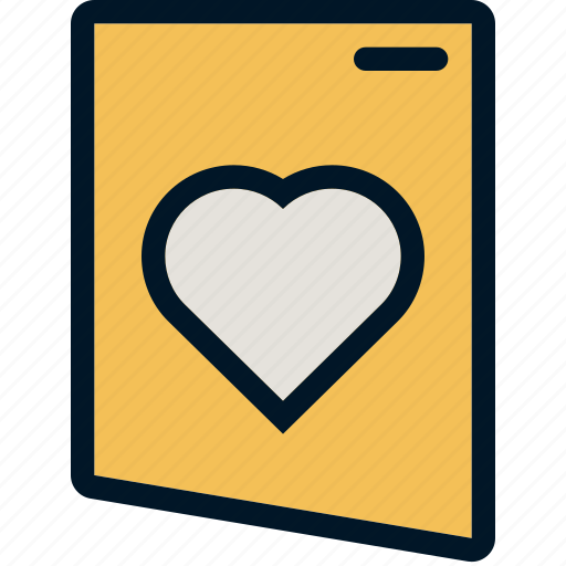 Badge, bookmark, favorite, heart icon - Download on Iconfinder