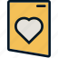 badge, bookmark, favorite, heart 