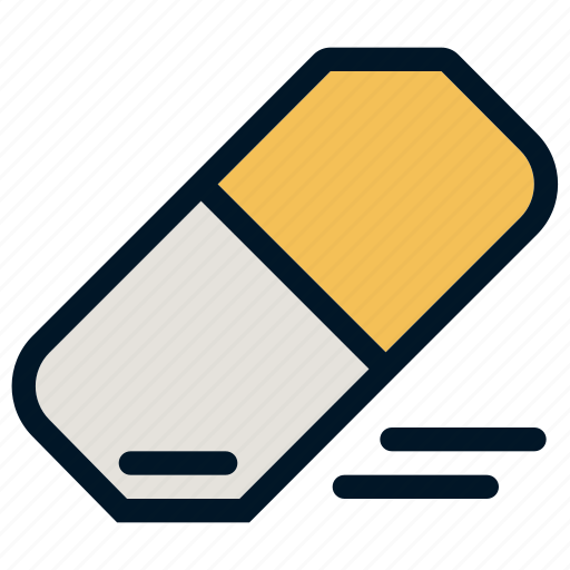 Eraser, clean, erase, rubber, school icon - Download on Iconfinder