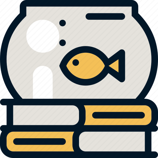Books, fish, education, study icon - Download on Iconfinder