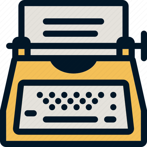 Typewriter, keyboard, typing, writer icon - Download on Iconfinder