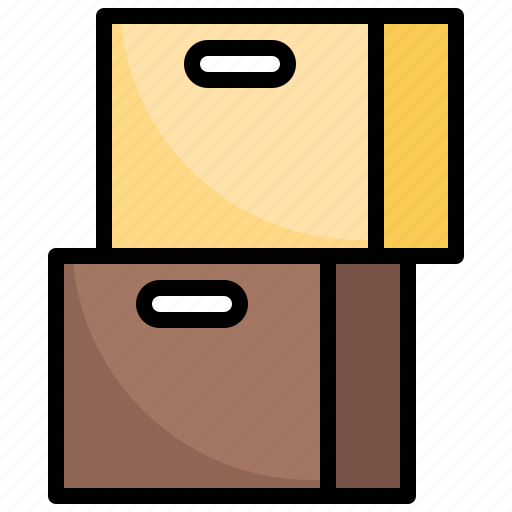 Boxes, cardboard, box, packaging, shipping icon - Download on Iconfinder