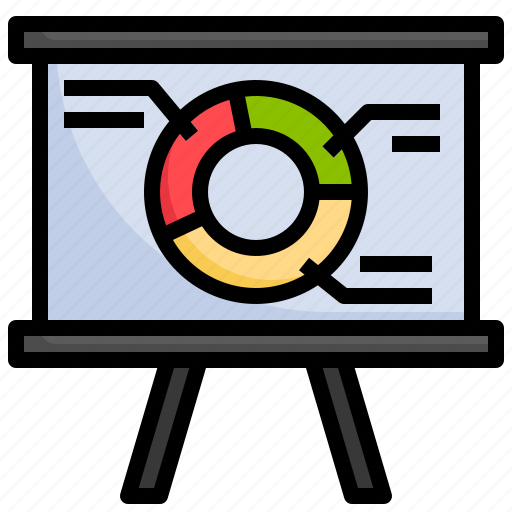Presentation, statistics, chart, finances icon - Download on Iconfinder
