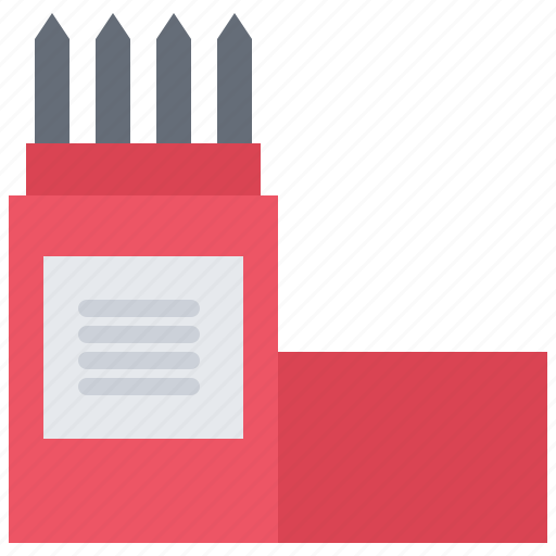 Collet, pencil, lead, box, stationery, shop icon - Download on Iconfinder