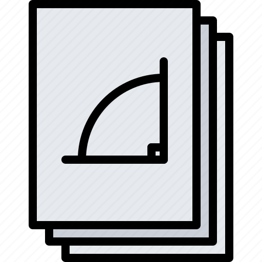 Paper, angle, stationery, drawing, engineer icon - Download on Iconfinder