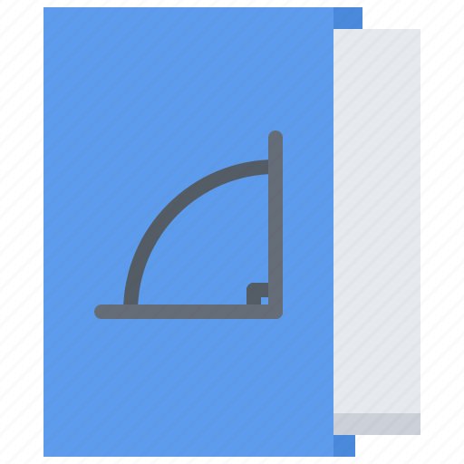 Paper, folder, corner, stationery, drawing, engineer icon - Download on Iconfinder