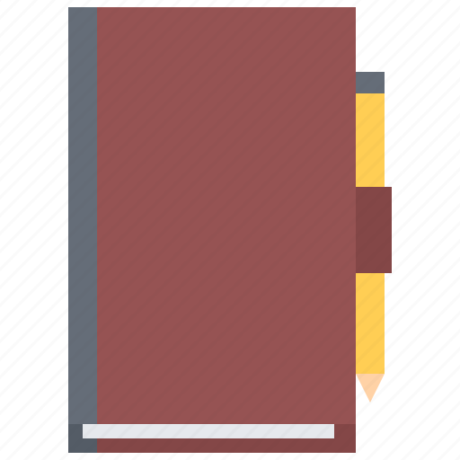 Notebook, notepad, pencil, stationery, drawing, engineer icon - Download on Iconfinder