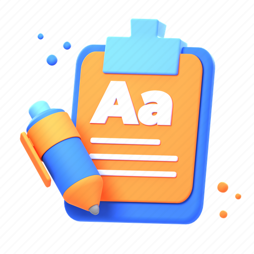 Clipboard, document, task, file, report, checklist, paper 3D illustration - Download on Iconfinder