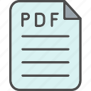 adobe, document, extension, file, format, page, pdf