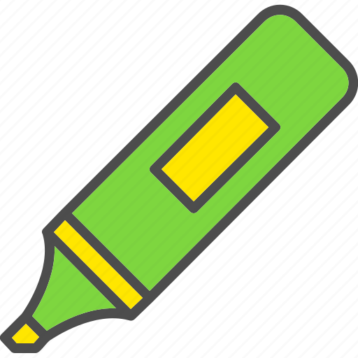 Felt, highlighter, marker, neon, pen, tip icon - Download on Iconfinder
