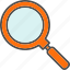 search, find, glass, magnifier, magnifying, zoom 
