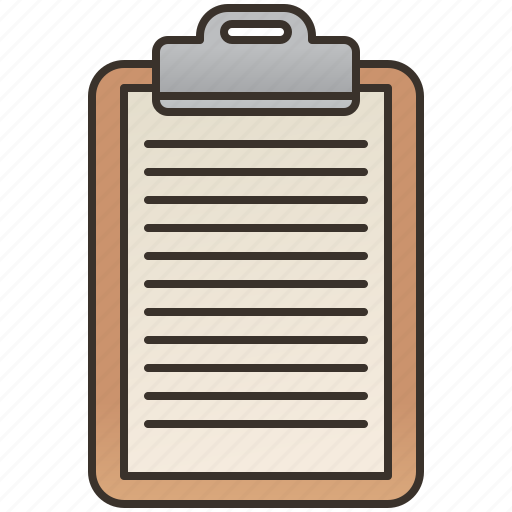 Accessory, clipboard, document, paper, sheet icon - Download on Iconfinder