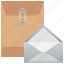 document, envelope, letter, package, postal 