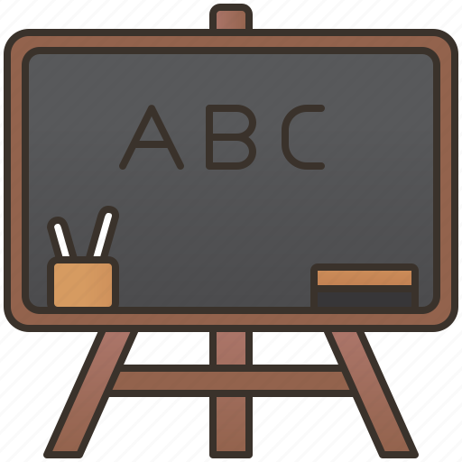 Blackboard, classroom, study, teacher, writing icon - Download on Iconfinder