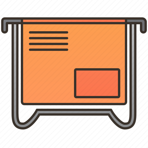 Document, file, hanging, organize, paper icon - Download on Iconfinder