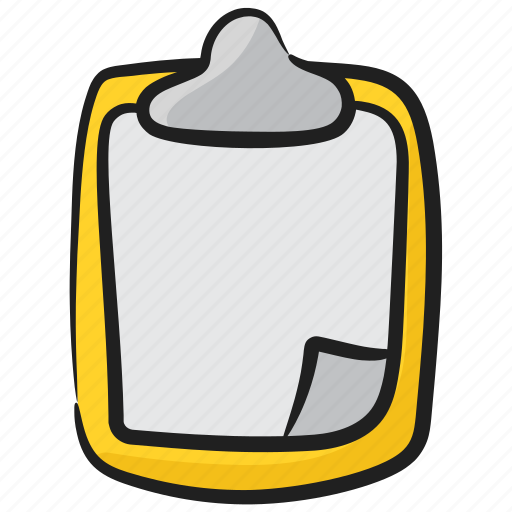 Clipboard, file, paper board, stationery item, writing board icon - Download on Iconfinder