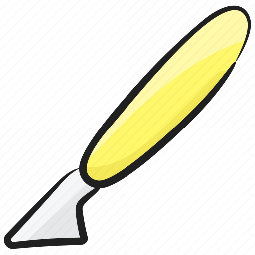 Chisel, paint tool, painting knife, palette knife, stationery icon - Download on Iconfinder