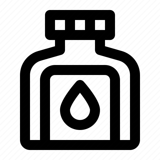 Bottle, ink, jar, liquid, paint icon - Download on Iconfinder