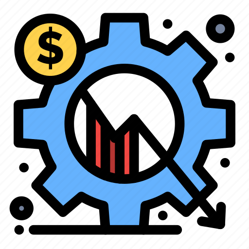 Analysis, business, chart, gear, setting icon - Download on Iconfinder