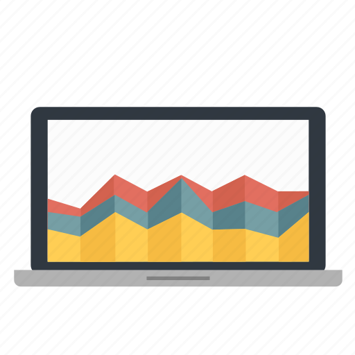 Chart, graph, grow, information, macbook, statistic, stock icon - Download on Iconfinder