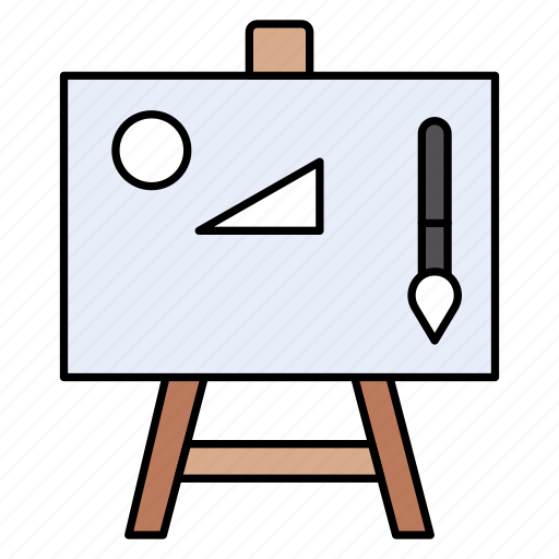 Activity, art, board, brush, painting icon - Download on Iconfinder