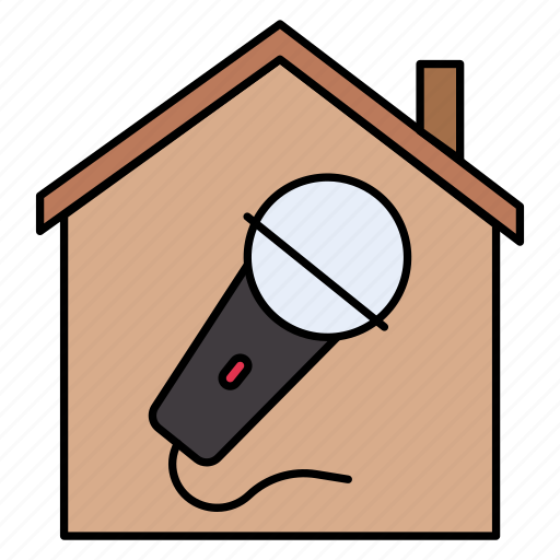 House, party, singing, speaker, stayhome icon - Download on Iconfinder