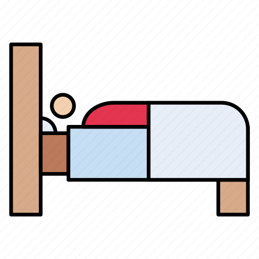 Bed, furniture, interior, sleep, stayhome icon - Download on Iconfinder