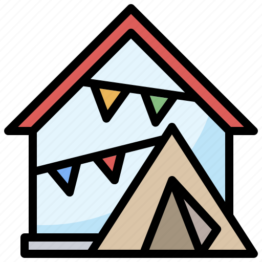 Camping, entertainment, house, indoor, lights icon - Download on Iconfinder