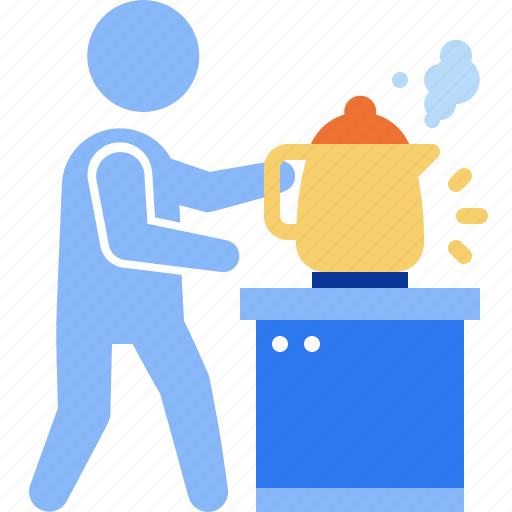 Boiled, soup, pot, cooking, cook, chef, kitchen icon - Download on Iconfinder