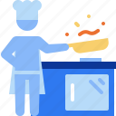 cooking, man, food, dish, restaurant, cook, chef, kitchen, stick figure