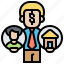 broker, dealer, offer, property, salesman 