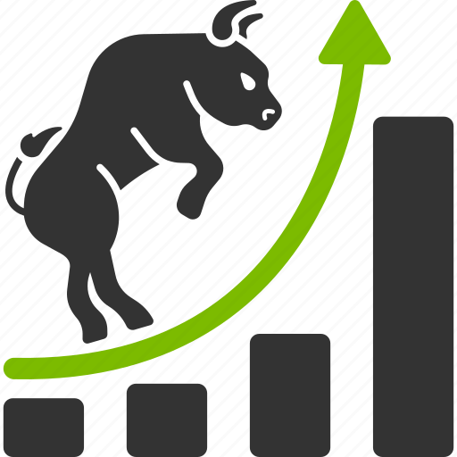 Growth, bull trend, chart, positive, stock market, sales up, trade icon - Download on Iconfinder