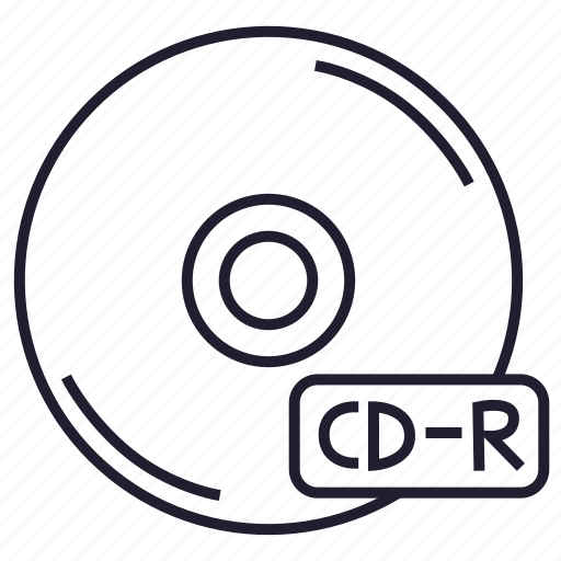 Cd, cd-r, compact disk, disk, memory, storage, data icon - Download on Iconfinder