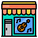 guitar, music, shop, store
