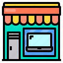 computer, laptop, shop, store