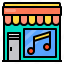 music, note, shop, store 