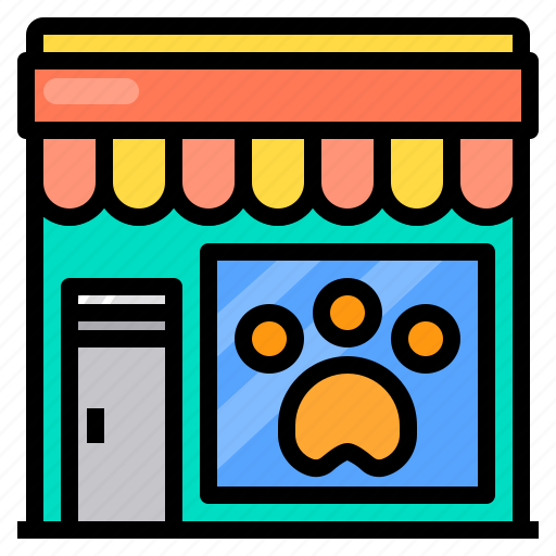 Animal, paws, pet, shop, store icon - Download on Iconfinder