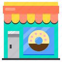 donut, food, restaurant, shop, store