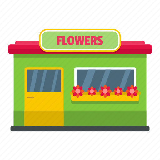 Florist, flower, front, object, shop, store icon - Download on Iconfinder