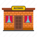 alcohol, beverage, boutique, business, object, shop