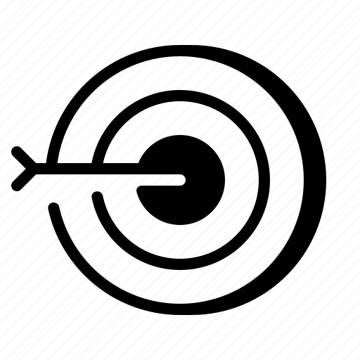 Target, arrow, targeting, targeted, ad, goall, bullseye icon - Download on Iconfinder