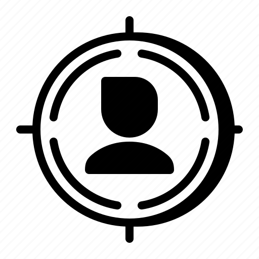 Target, female, headhunt, human resources, golden asset icon - Download on Iconfinder