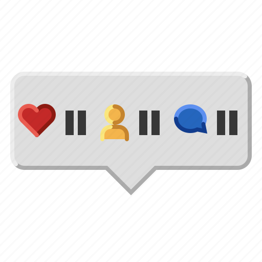 Comment, like, share icon - Download on Iconfinder