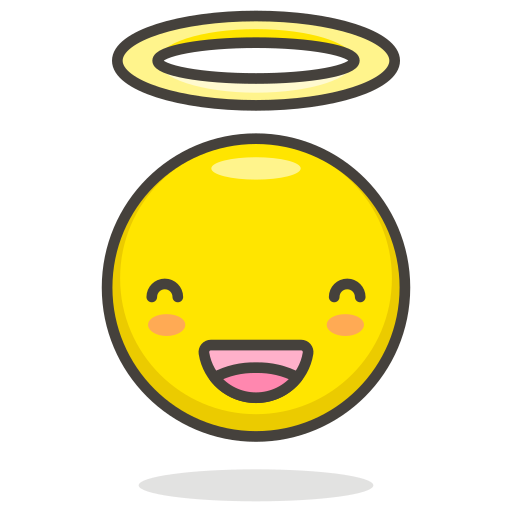 Halo, face, smiling icon - Free download on Iconfinder