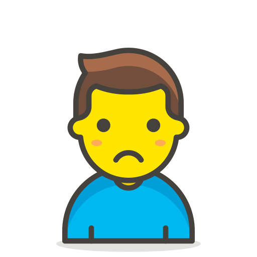 Frowning, man icon - Free download on Iconfinder