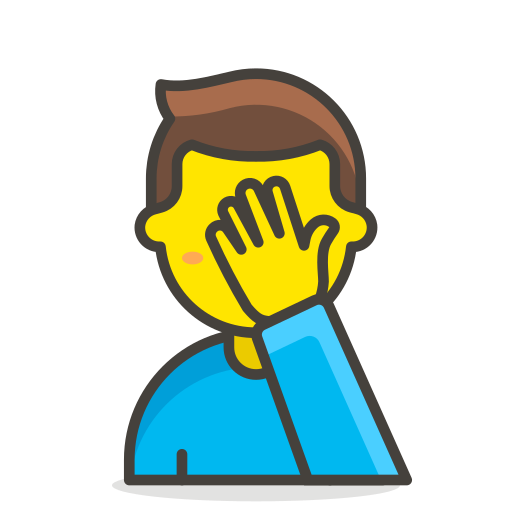 Facepalming, man icon - Free download on Iconfinder